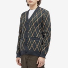 Barbour Men's Ferguson Knitted Cardigan in Black Marl