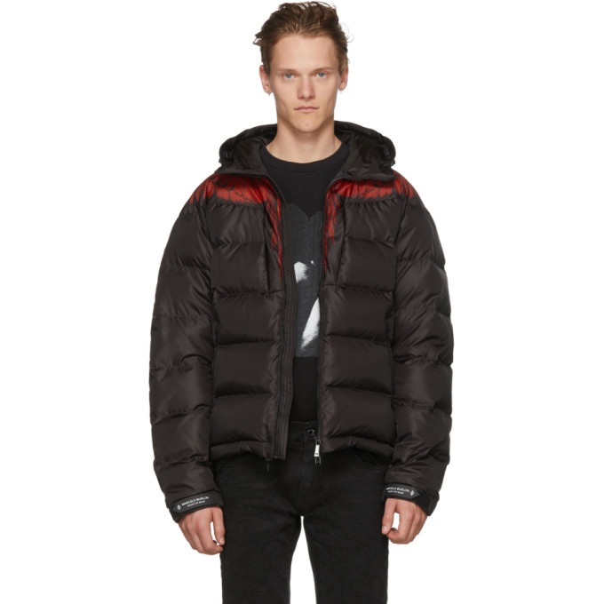 Photo: Marcelo Burlon County of Milan Black and Red Down Wings Jacket