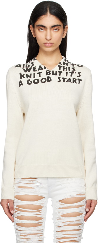 Photo: MM6 Maison Margiela Off-White SIDA Print Sweater