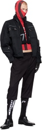 Prototypes Black Cut Up Parka Jacket