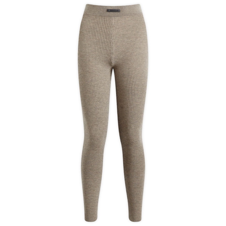 Photo: Fear of God ESSENTIALS Women's Waffle Leggings in Heather Gray