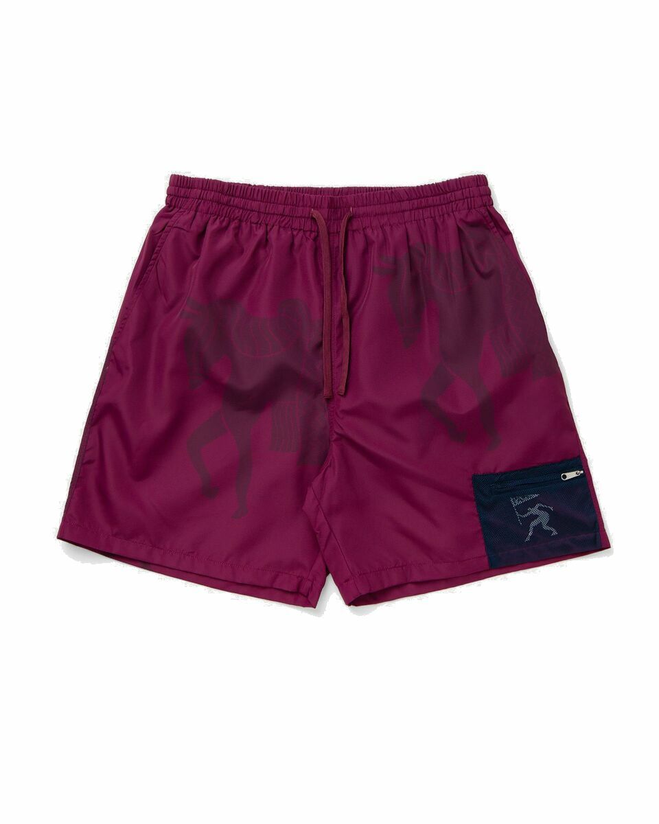 Photo: By Parra Short Horse Shorts Tyrian Purple Purple - Mens - Casual Shorts