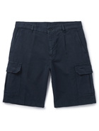 LORO PIANA - Linen Bermuda Shorts - Blue - IT 48