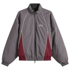 Balenciaga Men's Reversible Nylon Padded Jacket in Smoky Purple