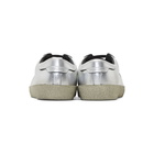 Saint Laurent Silver Used-Look Court Classic SL/06 Sneakers