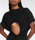 Christopher Kane - Cutout cotton midi dress