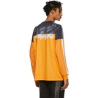 adidas Originals by Alexander Wang Black and Yellow Photocopy Sweater