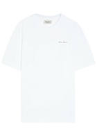 Forét Embroidered Cotton T-shirt White