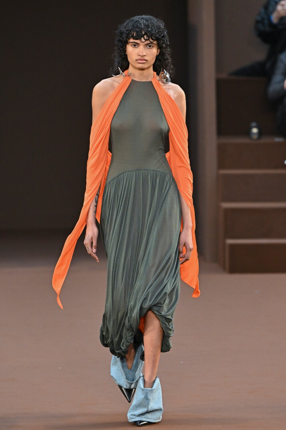 Loewe Draped halterneck midi dress Loewe