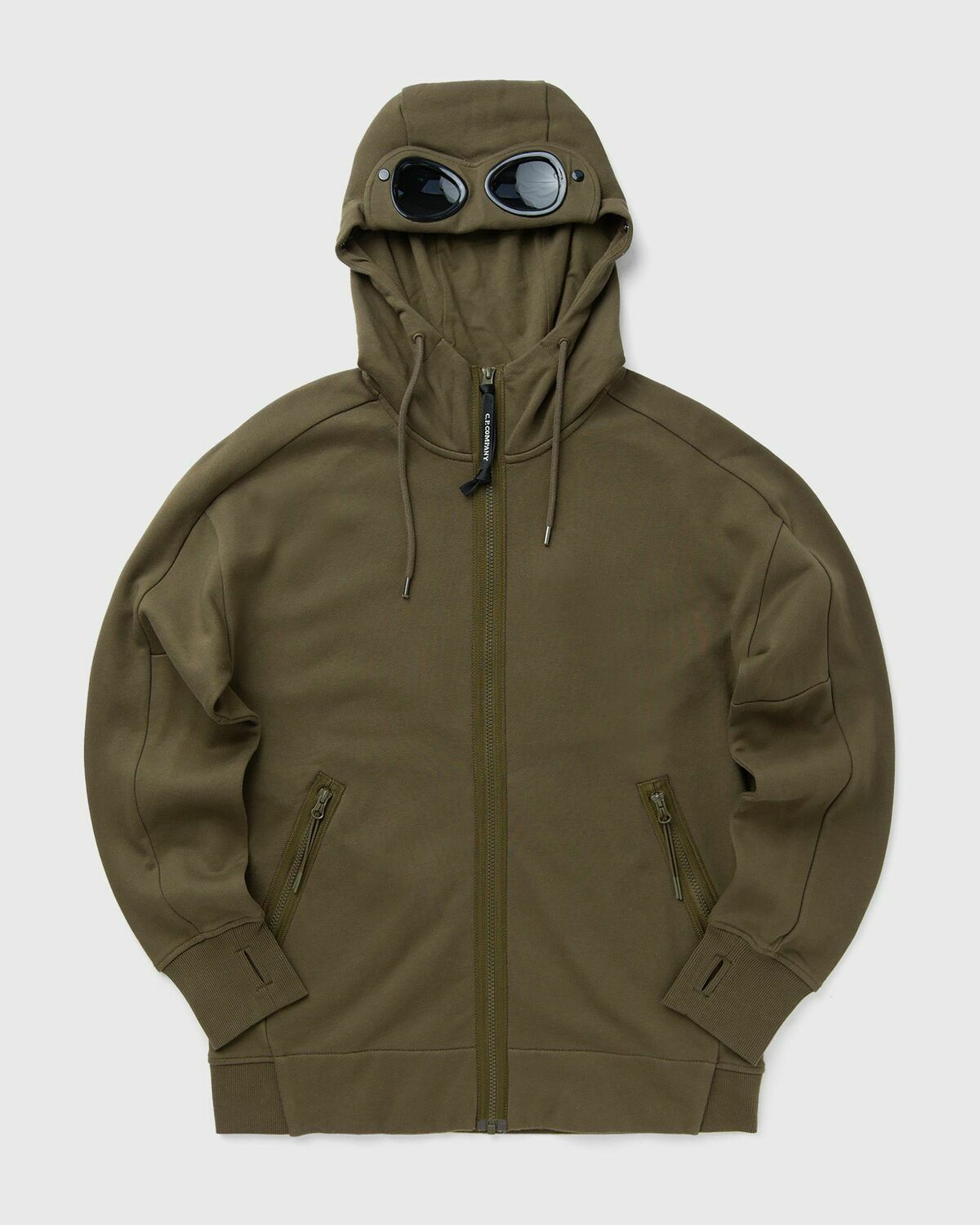 C.P. Company SWEATSHIRTS - HOODED OPEN Green Mens Hoody