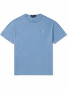 Polo Ralph Lauren - Logo-Embroidered Cotton-Jersey T-Shirt - Blue