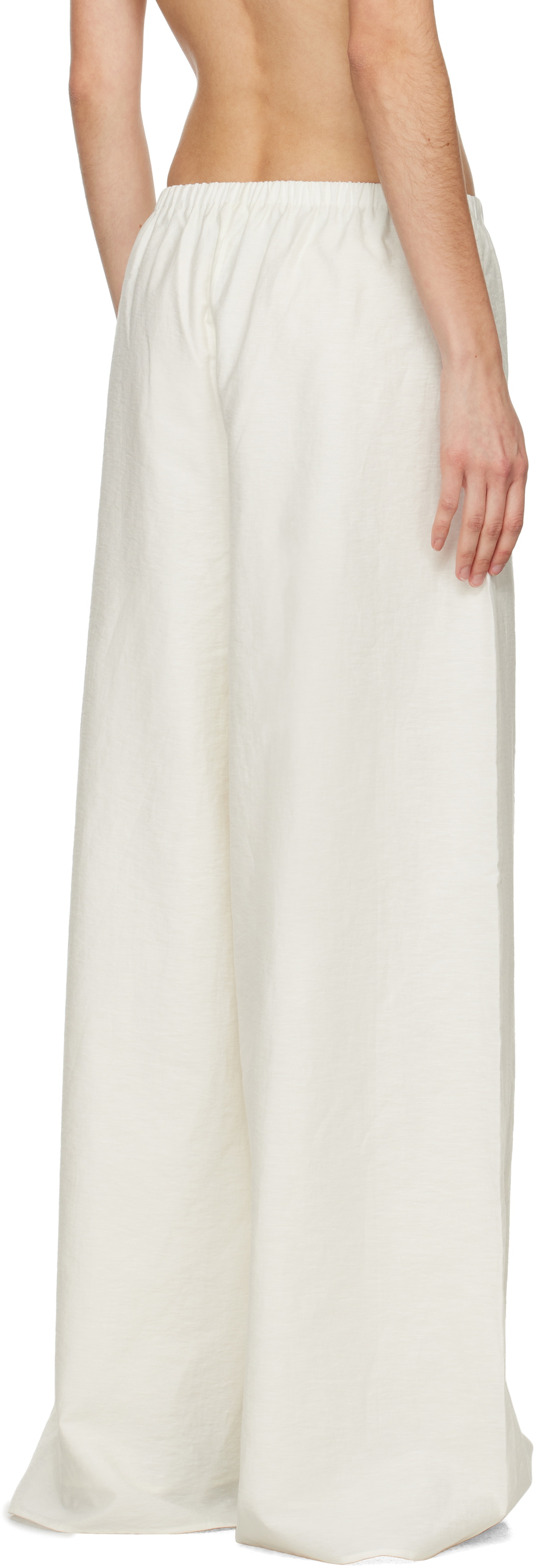 Ruohan Off-White Lounge Trousers