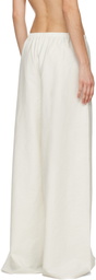 Ruohan Off-White Lounge Trousers