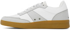 A.P.C. White & Gray Plain Sneakers