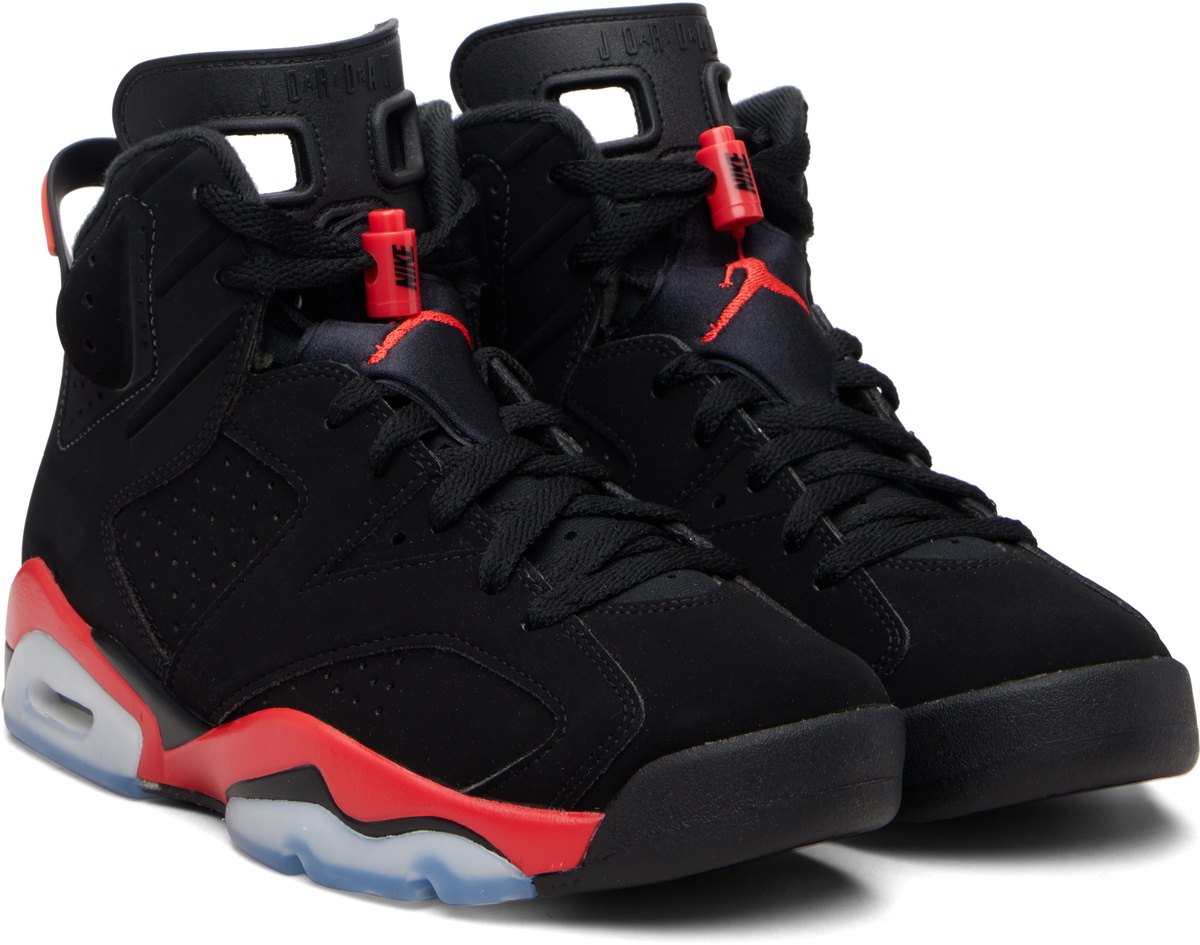 Nike Jordan Black Air Jordan 6 Retro Sneakers