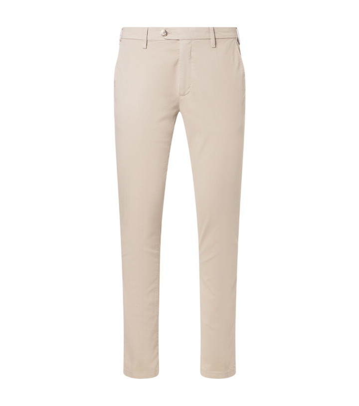 Photo: Canali Cotton straight chinos