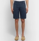 Barena - Stretch-Cotton Twill Shorts - Men - Navy