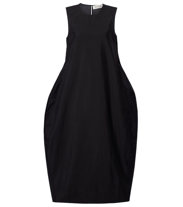 Photo: Róhe Linen and silk-blend midi dress