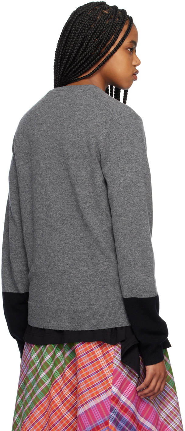 COMME DES GARÇONS wool ribbed top main image 0