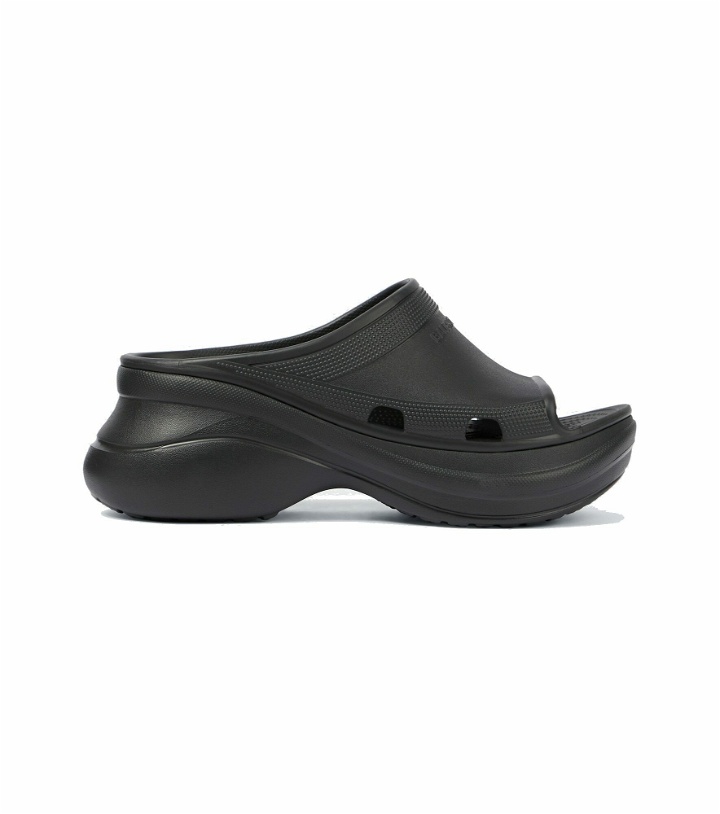 Photo: Balenciaga - Pool Crocs™ rubber sandals