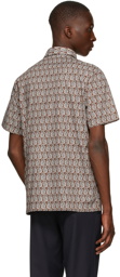 A.P.C. Brown Léandre Short Sleeve Shirt