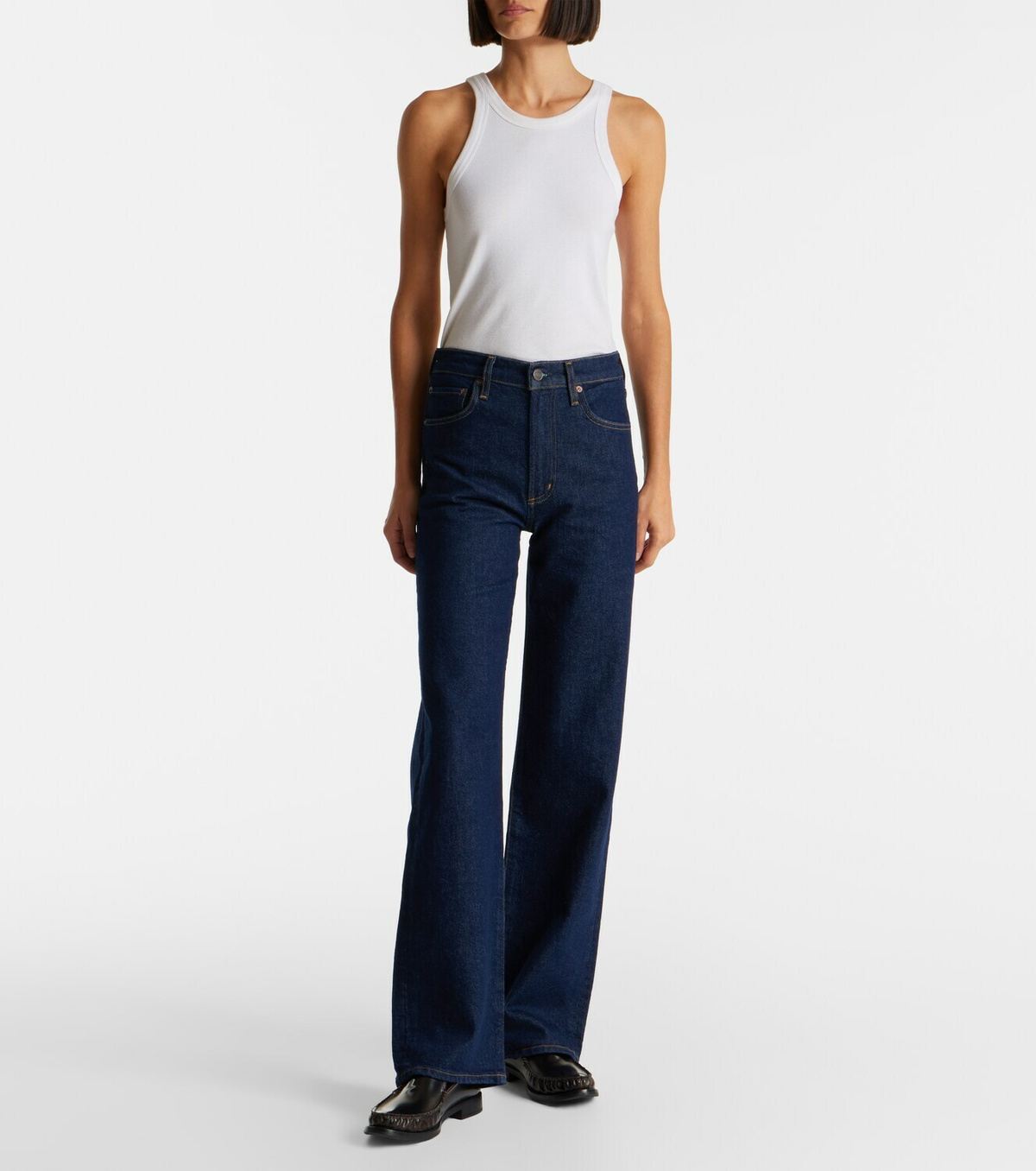 Agolde Harper mid-rise straight jeans