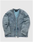 Rotate Birger Christensen Denim Oversized Jacket Blue - Womens - Denim Jackets