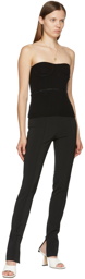 Helmut Lang Black Slit Leggings