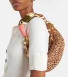 Chloé Bracelet Small woven leather shoulder bag