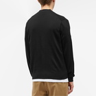 Maison Kitsuné Men's Tonal Fox Head Patch Regular Cardigan in Black