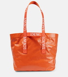 Loewe Logo leather shopper