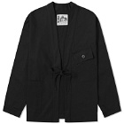 Café Mountain Men's Rambler Kimono Jacket in Coal Black