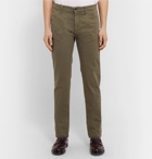 Massimo Alba - Cotton-Blend Trousers - Army green