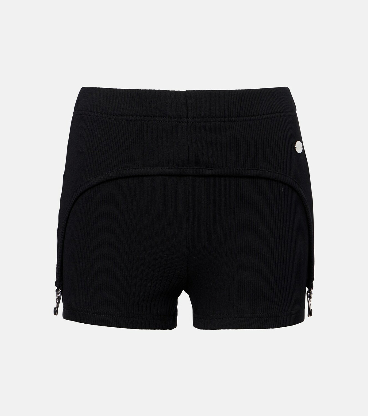 Jean Paul Gaultier Ribbed-knit cotton jersey shorts