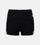 Jean Paul Gaultier Ribbed-knit cotton jersey shorts