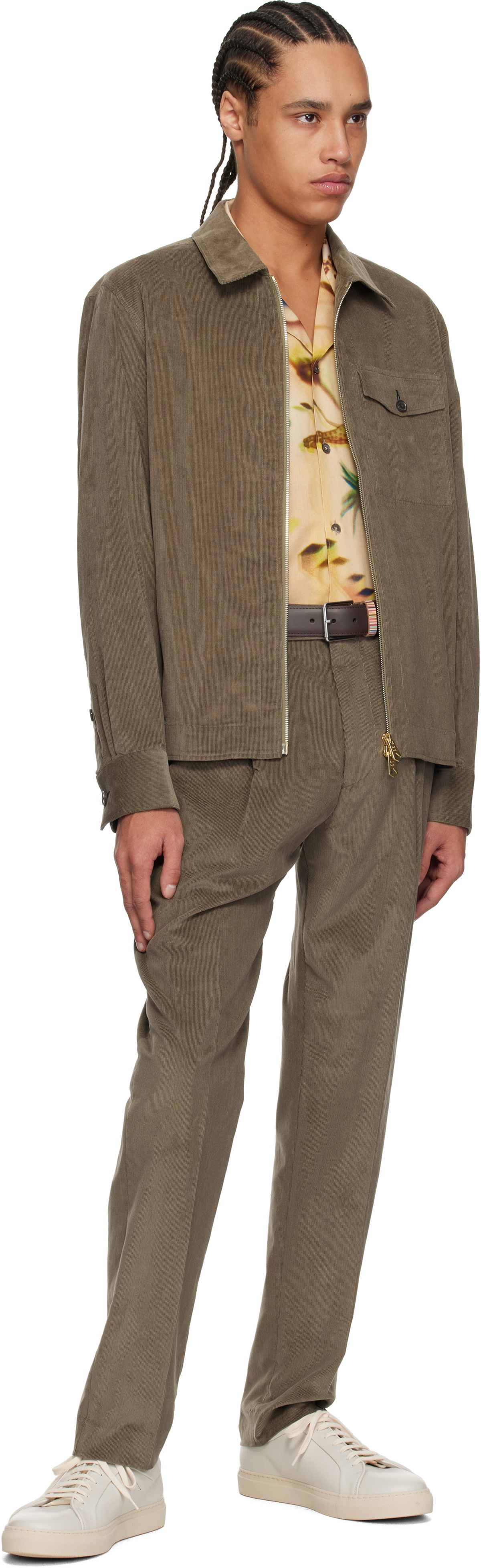Paul Smith Brown Zip Jacket