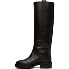 Aeyde Brown Henry Knee-High Boots