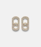 Messika So Move 18kt gold earrings with diamonds