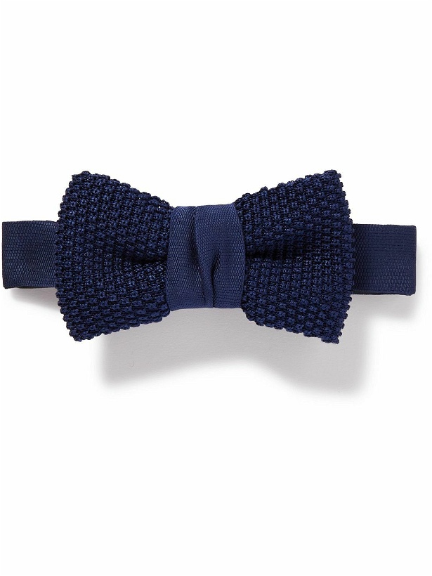 Photo: Lanvin - Pre-Tied Knitted Silk Bow Tie