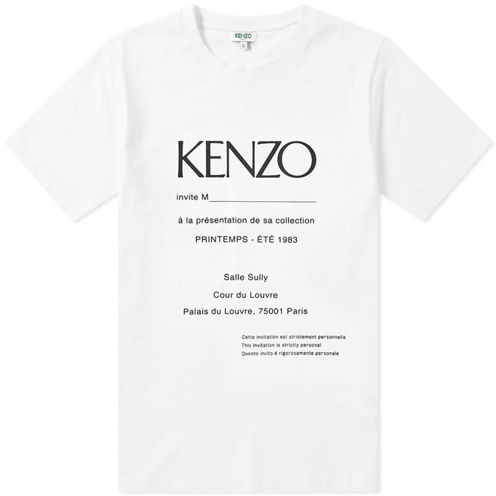 Photo: Kenzo Show Invitation Tee