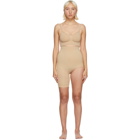 SKIMS Beige Seamless Sculpt Solution Shorts