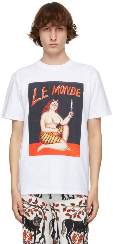 Photo: Endless Joy White Limited Edition 'Le Monde' T-Shirt