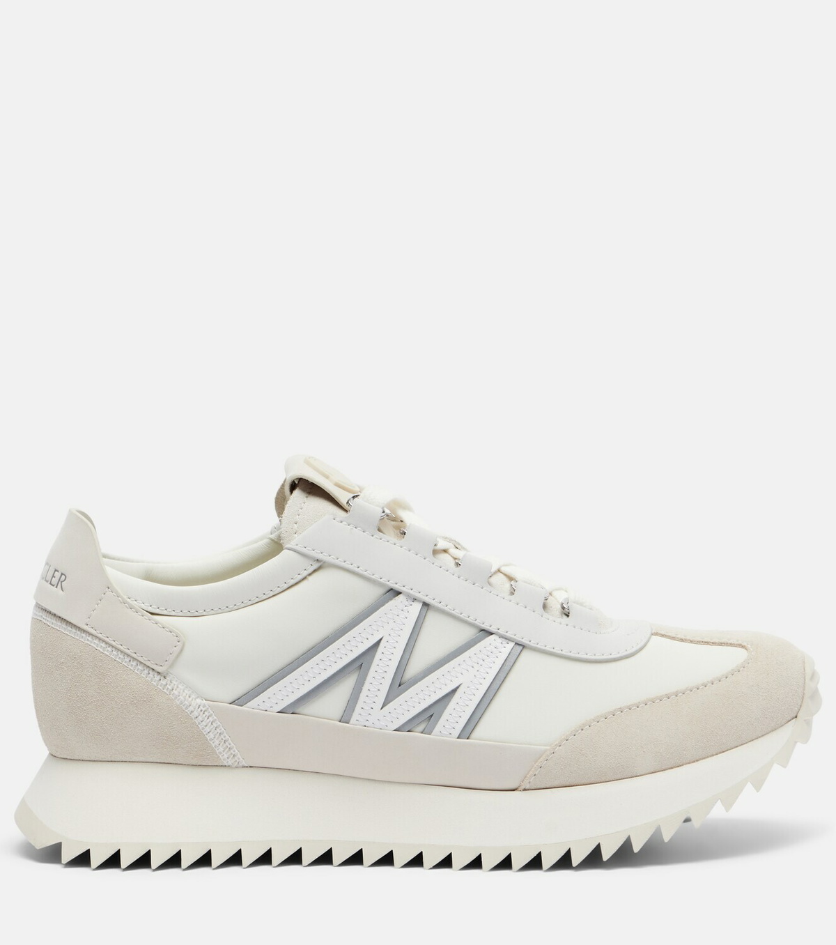 Moncler Pacey2 suede-trimmed sneakers