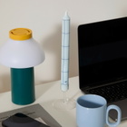HAY Pattern Candle - Check in Blue 