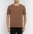 Maison Margiela - Garment-Dyed Cotton-Jersey T-Shirt - Men - Light brown