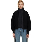 Canada Goose Black 'Black Label' Sierra Fleece Bomber Jacket