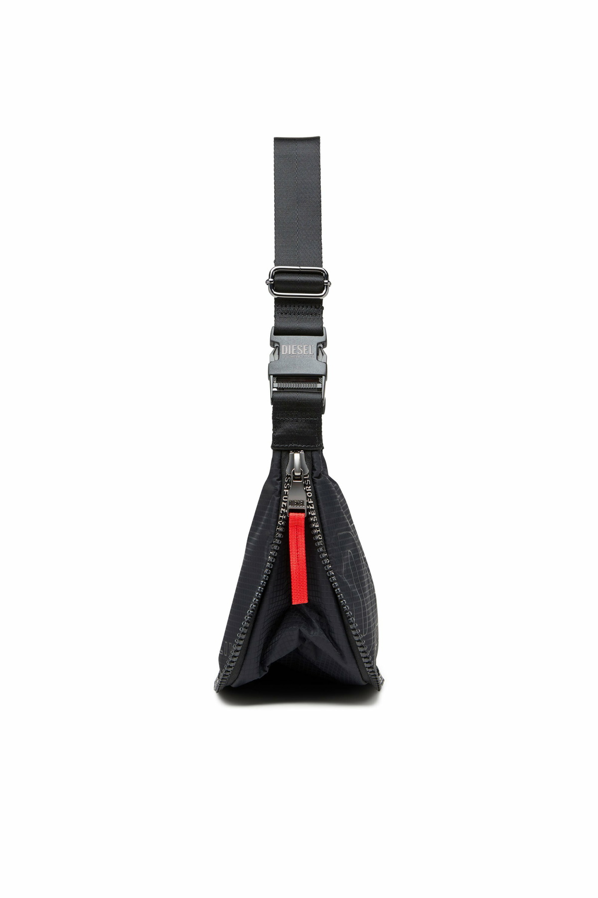 Diesel Zip-D X-Expandable utilitarian shoulder bag - Shoulder Bags