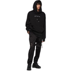 mastermind WORLD Black Small Logo Hoodie