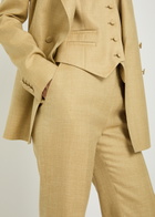 Gabriela Hearst Vesta Straight-leg Trousers Beige