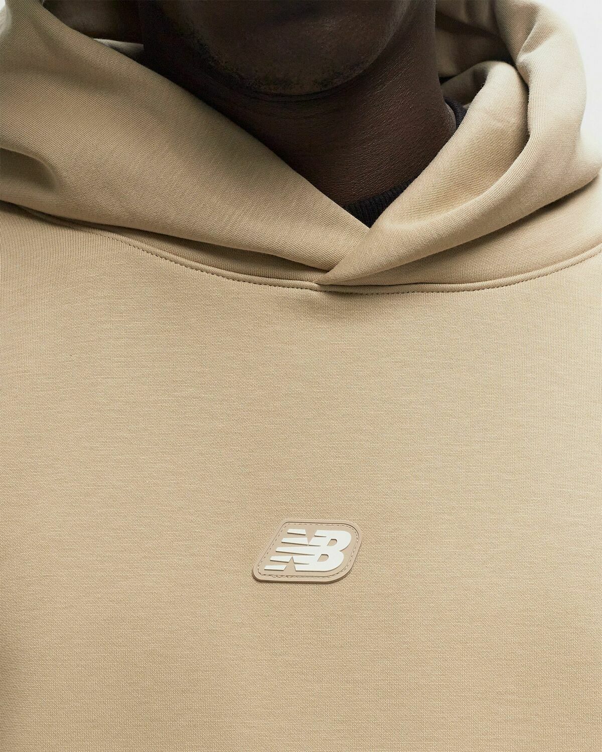 New Balance Uniform Hoodie Brown Mens Hoody